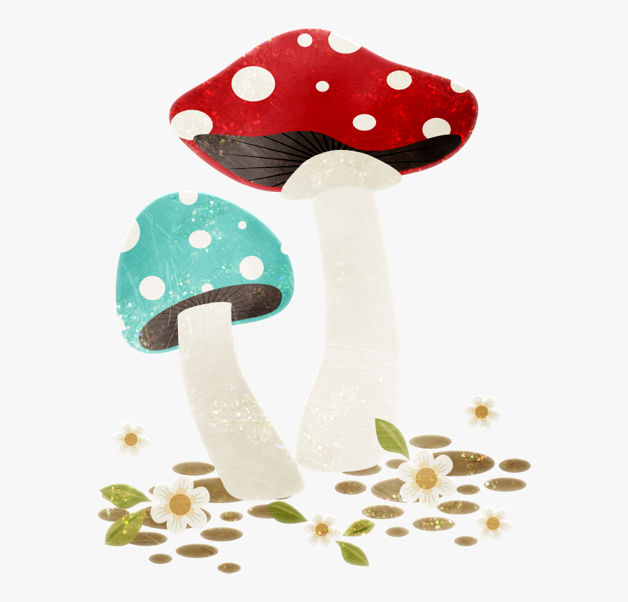 Clipart Mushroom Watercolor Png, Transparent Clipart