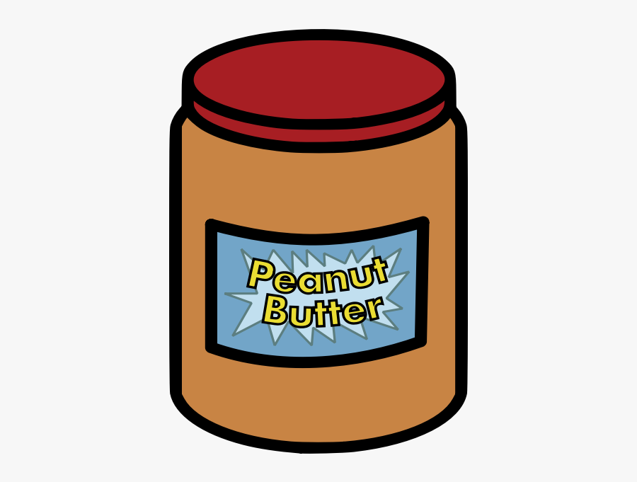 Peanut Butter Jar, Transparent Clipart