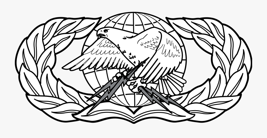 Air Force Public Affairs Badge, Transparent Clipart