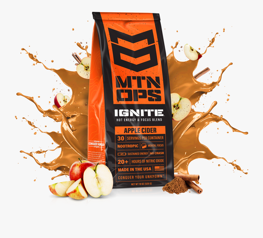 Mtn Ops Hot Ignite Supercharged Energy, Transparent Clipart
