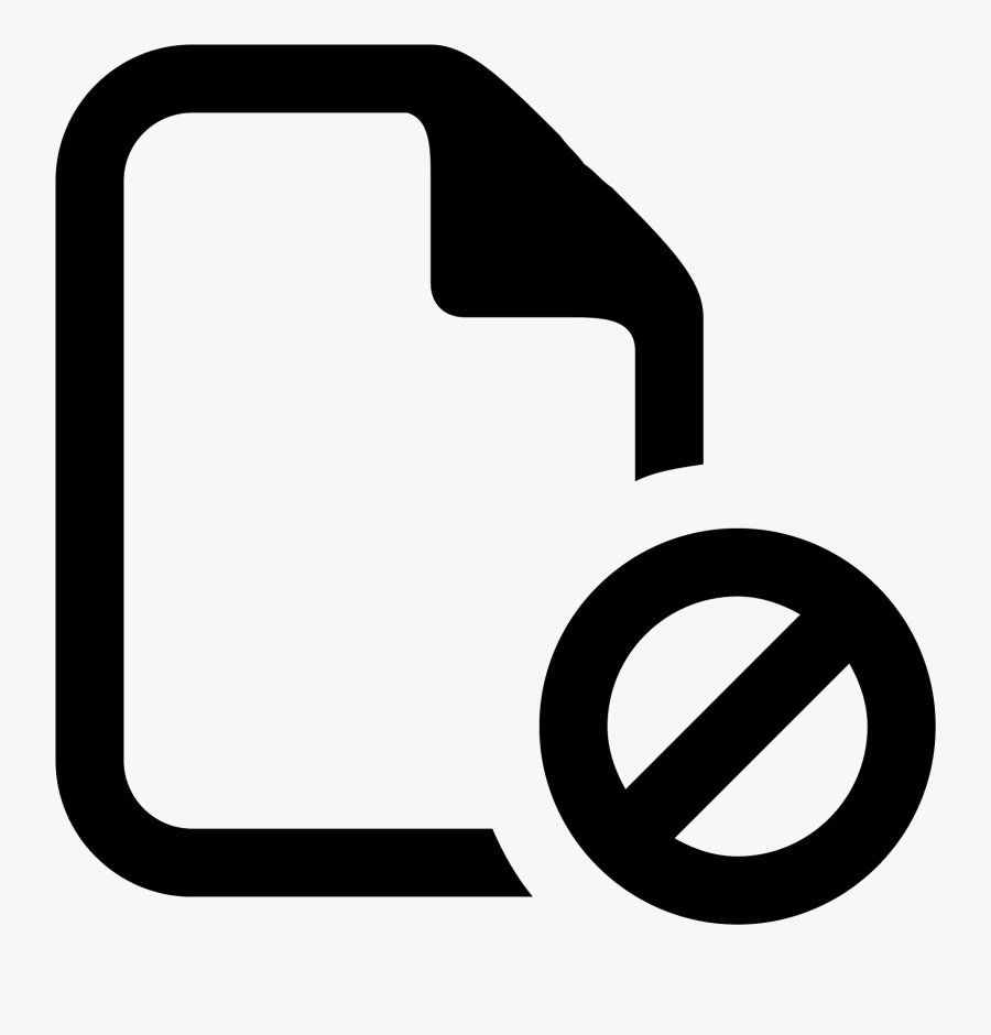 File Delete Icon - New File Icon Png, Transparent Clipart