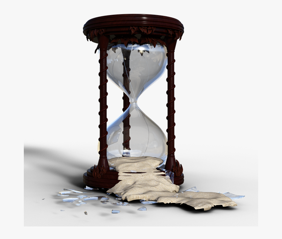 Free Photo Time Hourglass Flow Of Time Broken Stopped - Broken Hourglass Png, Transparent Clipart