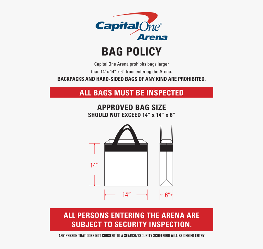 Capital One Arena Bags , Free Transparent Clipart ClipartKey