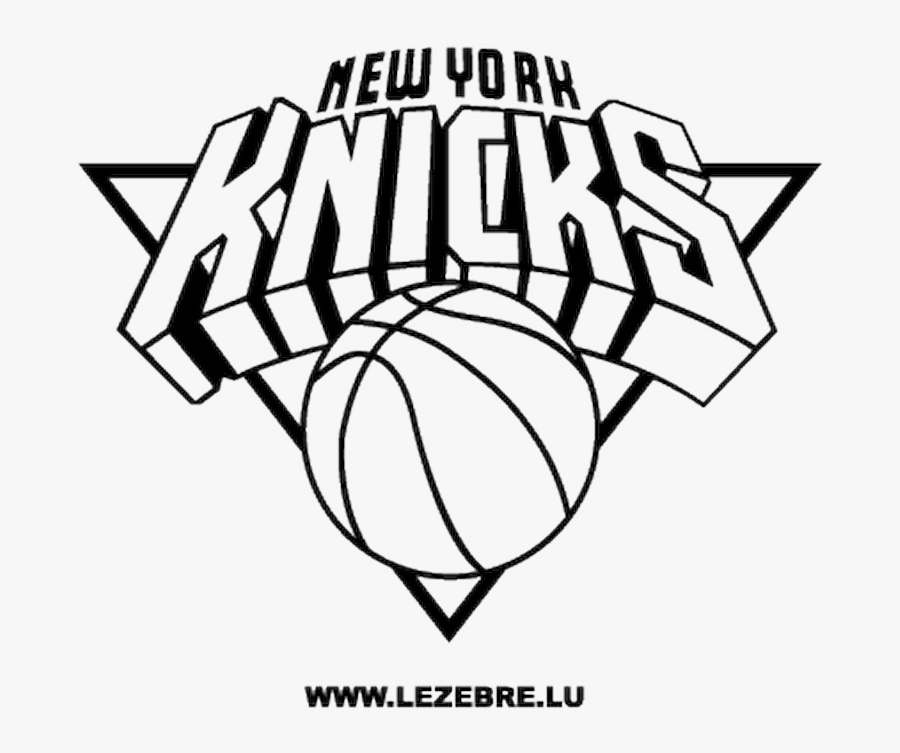 New York Knicks Logo Black And White, Transparent Clipart