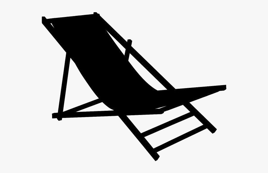 Beach Chair Png Clip Art - Beach Chair Silhouette , Free Transparent ...