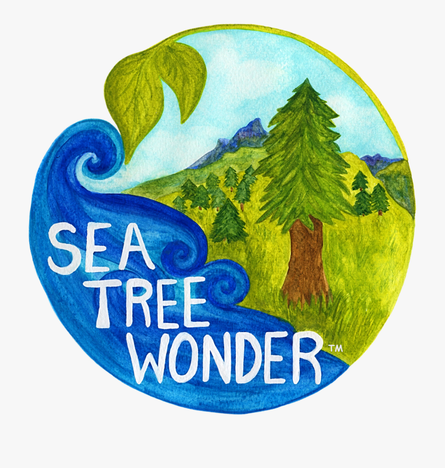 Sea Tree Wonder Logo Transparent Crop - Circle, Transparent Clipart