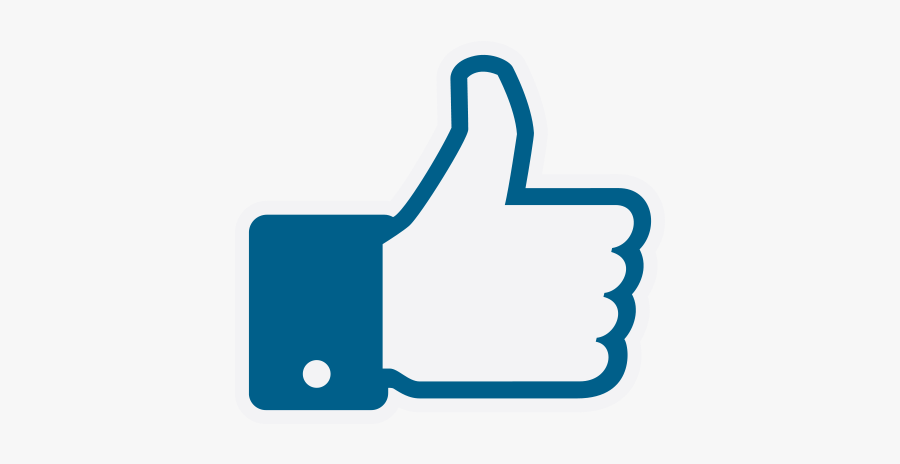 Facebook Thumbs Up Vector - Facebook, Transparent Clipart
