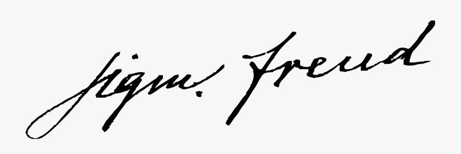 Firma De Sigmund Freud Clipart , Png Download - Sigmund Freud Signature, Transparent Clipart