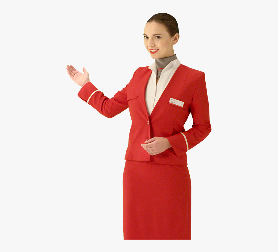 Lady Air Hostess Png, Transparent Clipart