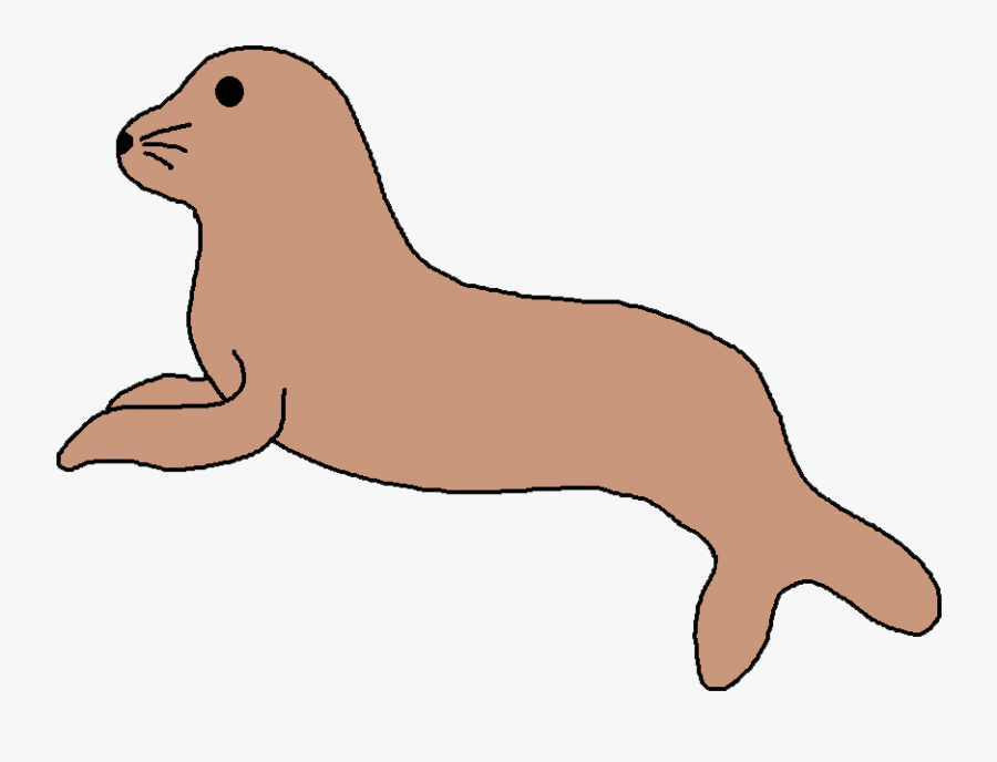 Graphics By Ruth Arctic - Leopard Seal Cartoon, Transparent Clipart