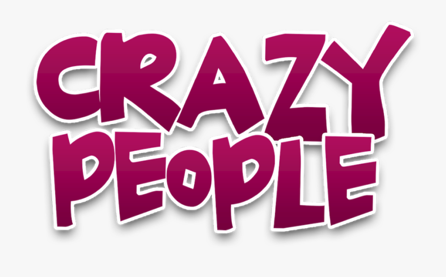 Crazy People - Carmine, Transparent Clipart