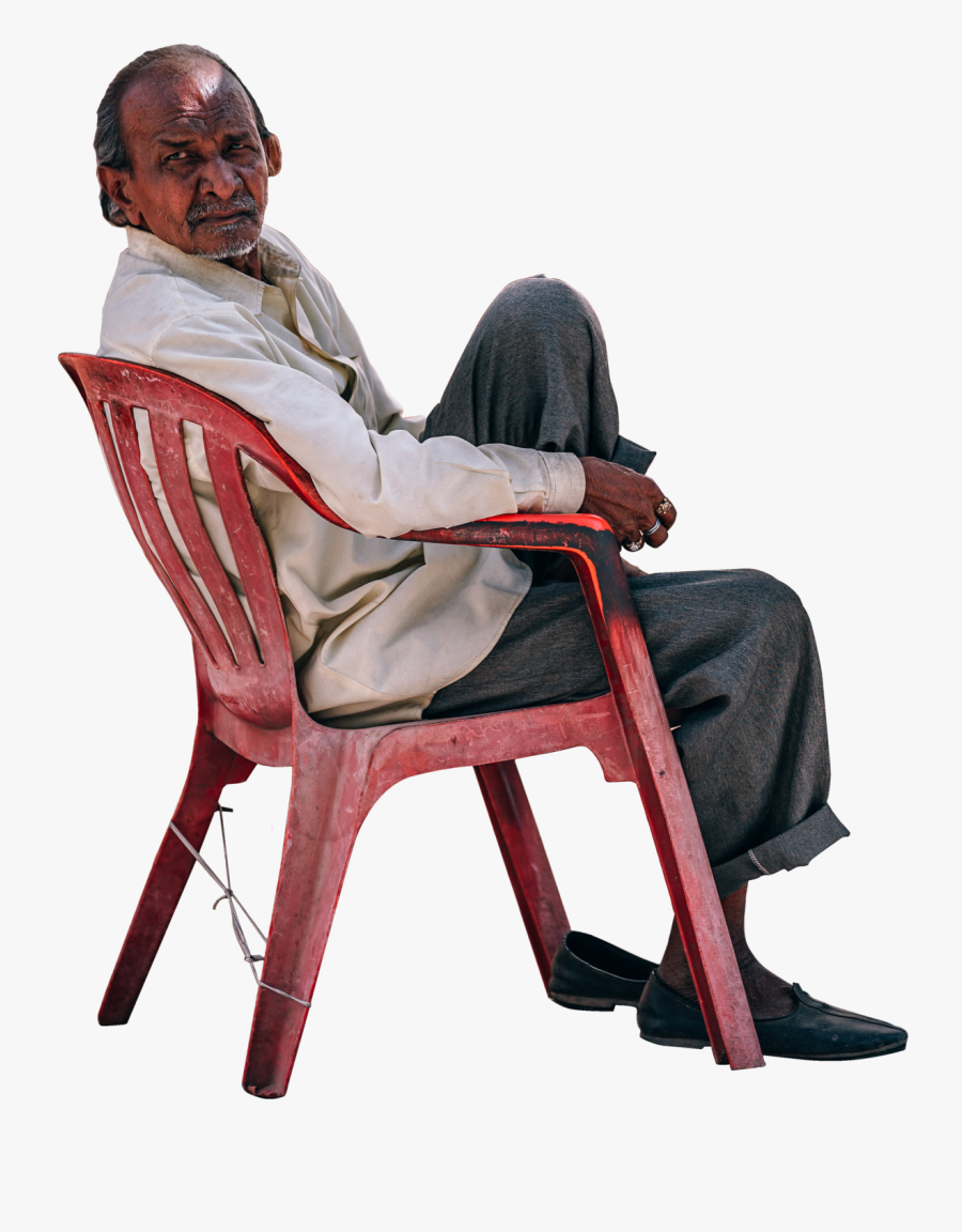 Man Sitting In Chair Clipart, Transparent Clipart