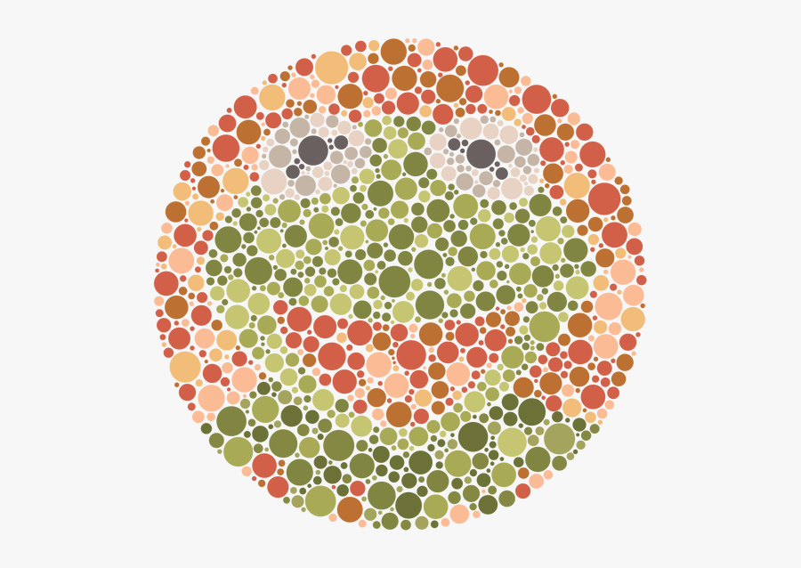 Clip Art Ishihara Blindness Visual Perception - Color Blind Test Kermit, Transparent Clipart