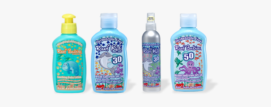 Reef Safe Sun® Care Reef Babies® - Plastic Bottle, Transparent Clipart