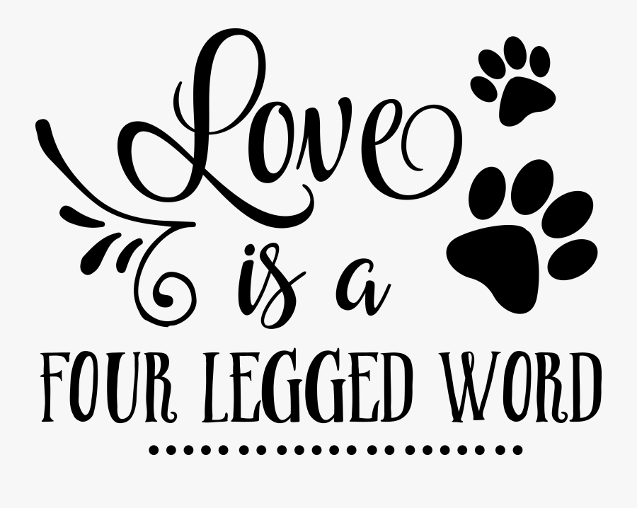 Eggs Svg Farm Fresh - Love Is A Four Legged Word Black, Transparent Clipart