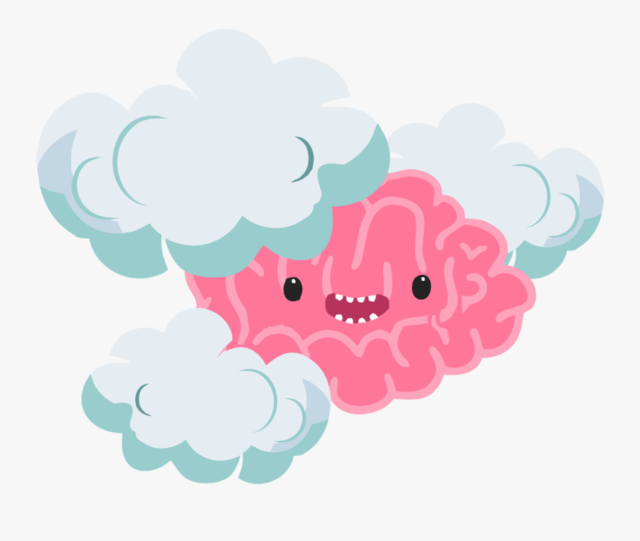 Brain Fog Monster Sticker - Illustration, Transparent Clipart