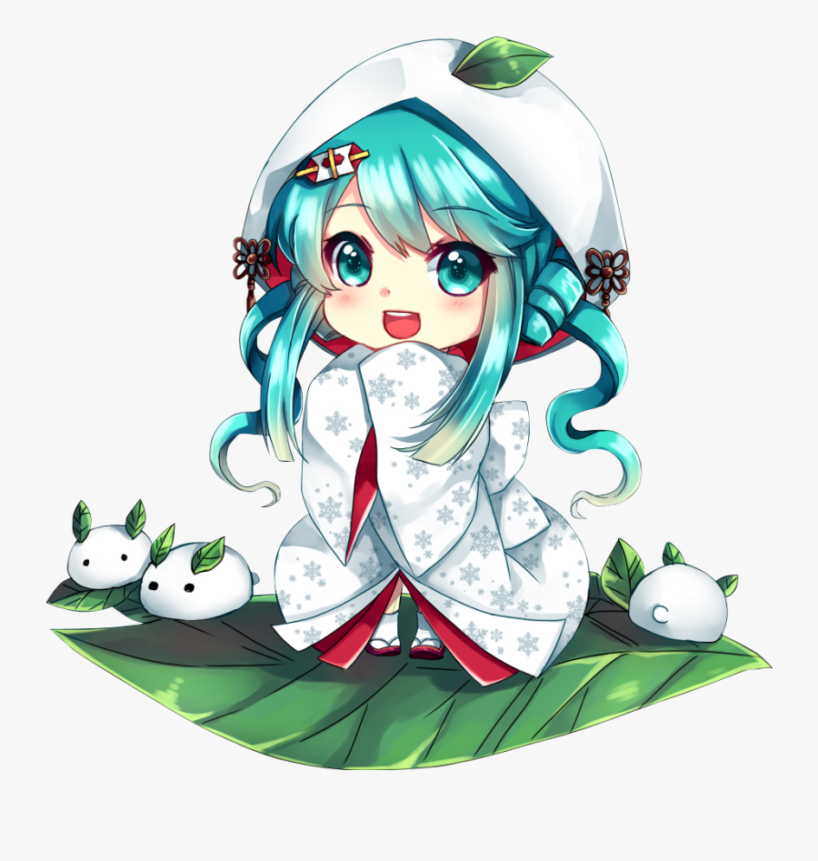 Anime Kawaii Hatsune Miku, Transparent Clipart