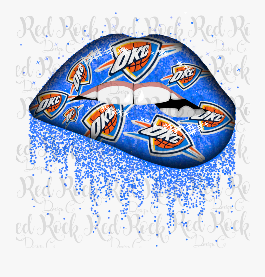 Transparent Okc Thunder Clipart - Dallas Cowboys Lips Clipart, Transparent Clipart