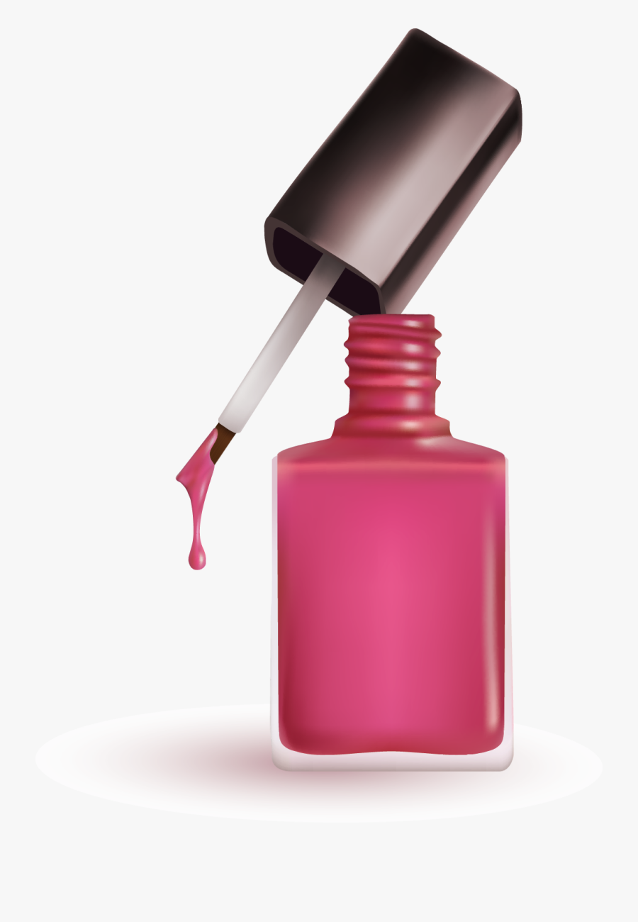 Makeup Clipart Personal Care Product - Nail Polish Transparent Background, Transparent Clipart