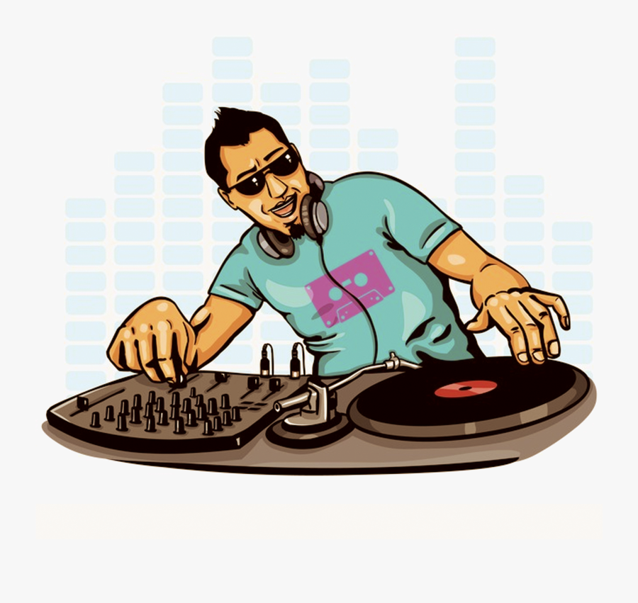 Cartoon Dj Picture - Cartoon Disc Jockey, Transparent Clipart