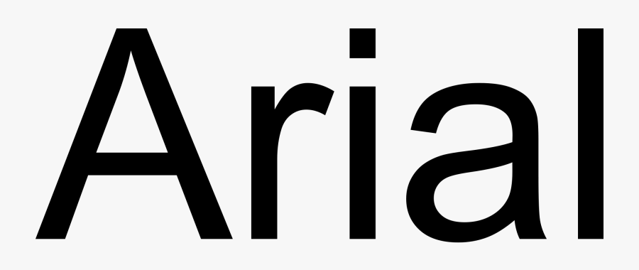 Clip Art File Font Svg Wikimedia - Arial Font, Transparent Clipart