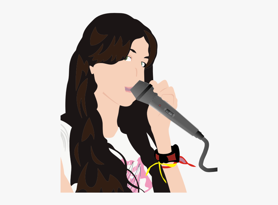 Karaoke Singer - صوره كرتون لشرب قهوه, Transparent Clipart