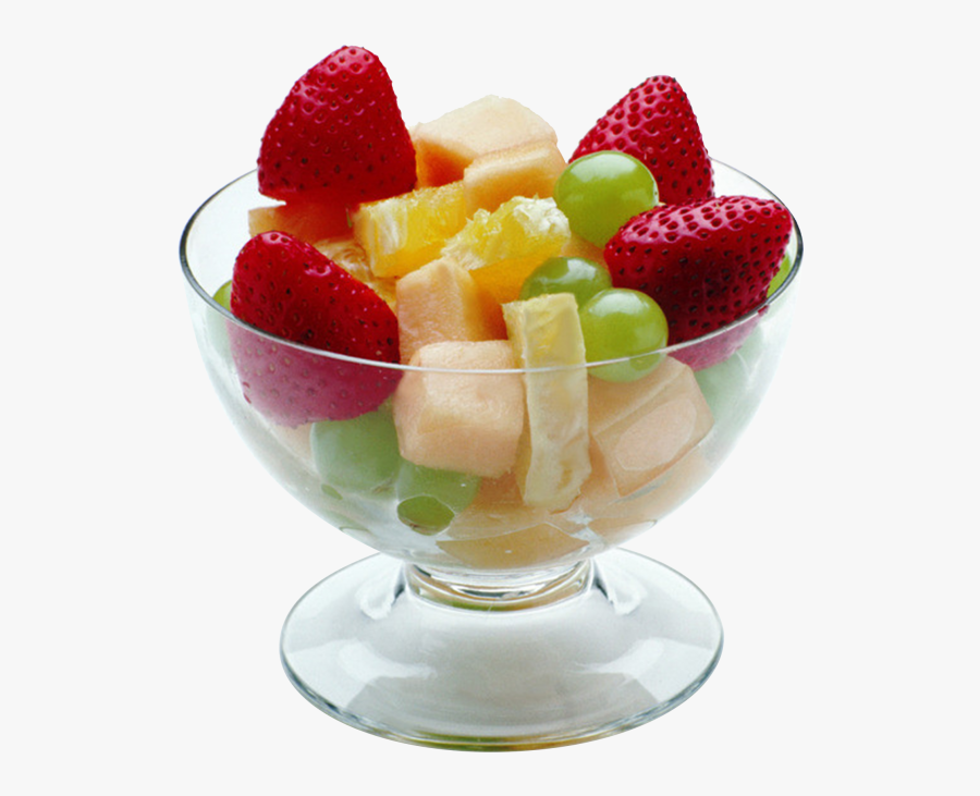 Fruit Salad Glass Png, Transparent Clipart