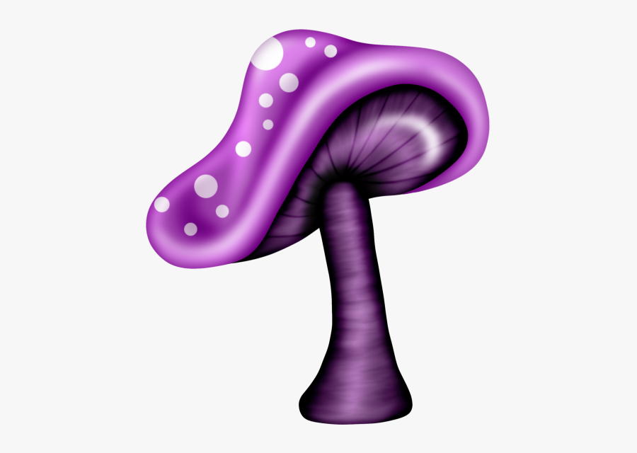 Purple Mushroom Clipart, Transparent Clipart