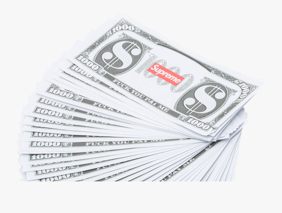 Transparent Cash Money Png - Png Dollar Supreme, Transparent Clipart