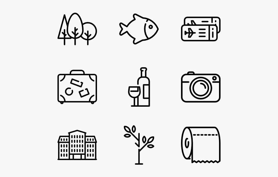 Clip Art Comfort Icon - Travel Icon Pack Png, Transparent Clipart