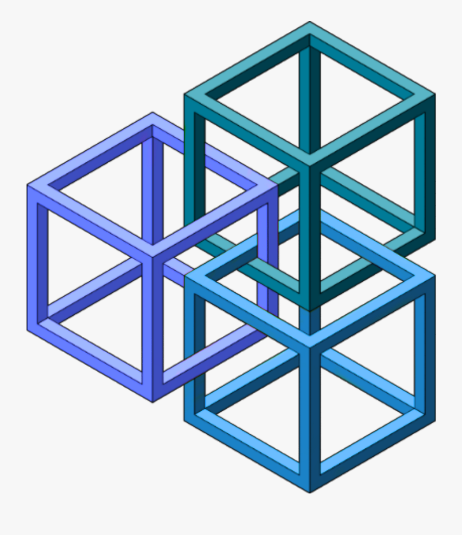 Geometrical Shapes Figuras Geométricas Cubos Cubes - Geometry Clipart Png, Transparent Clipart