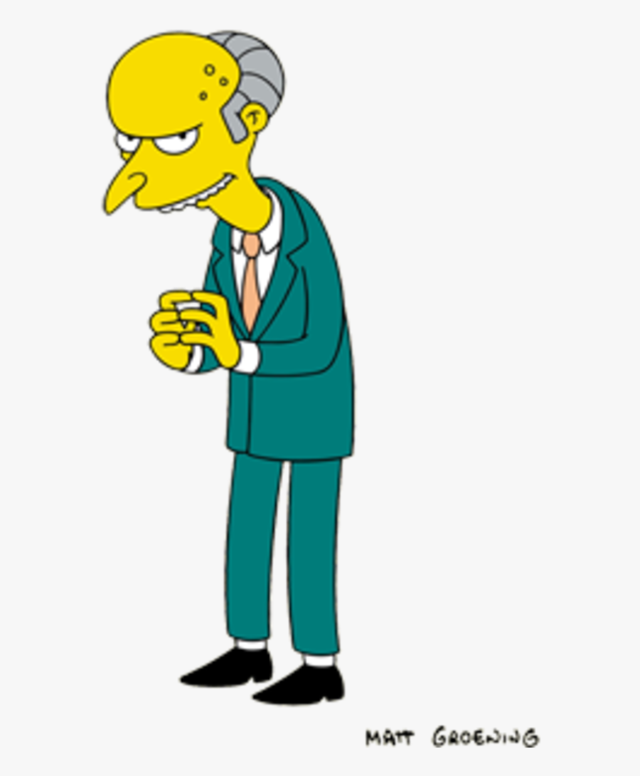 This Browser"s Old Please Update For The Best Experience - Simpson Montgomery Burns, Transparent Clipart