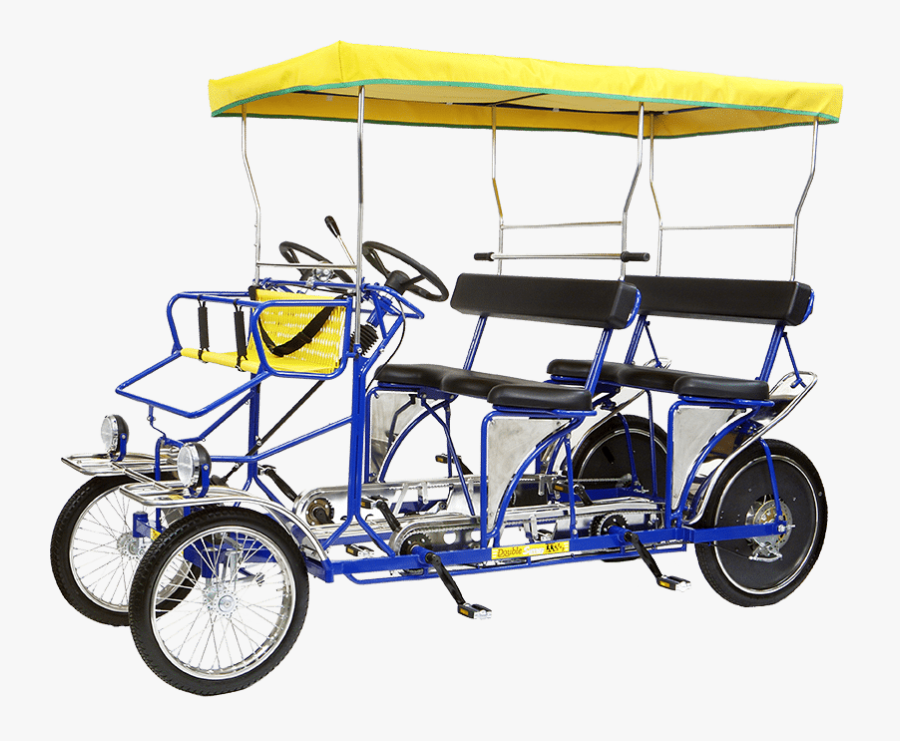 Double Surrey Bike Rental, Transparent Clipart