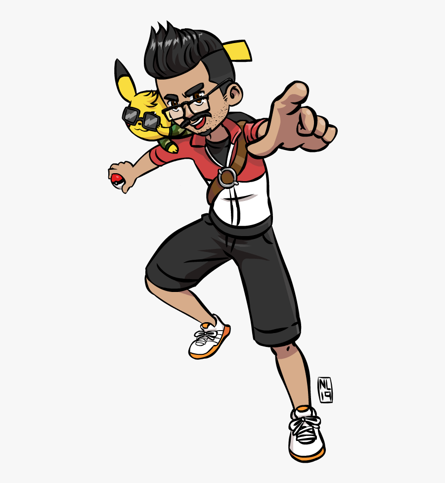 A Pokemon Trainer Appears - Cartoon, Transparent Clipart