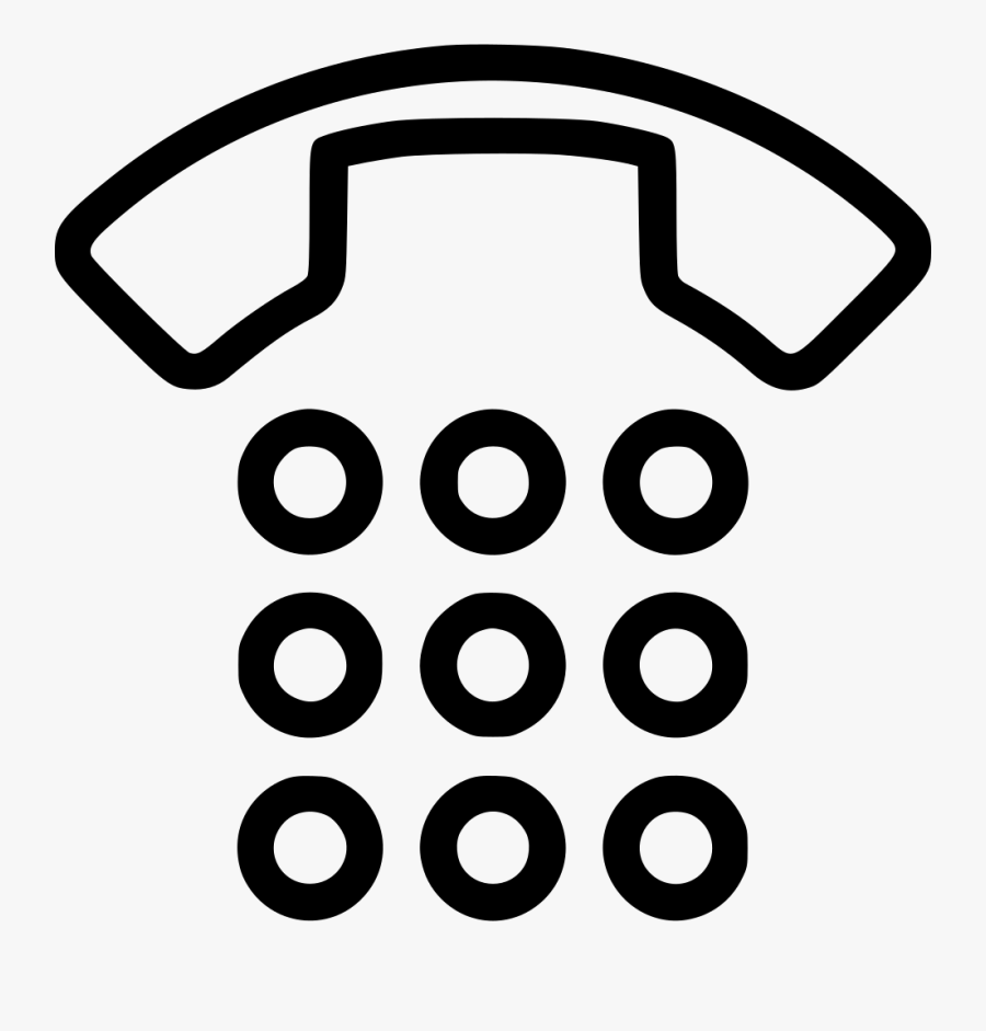 Dial Pad - 112 Icon Png, Transparent Clipart