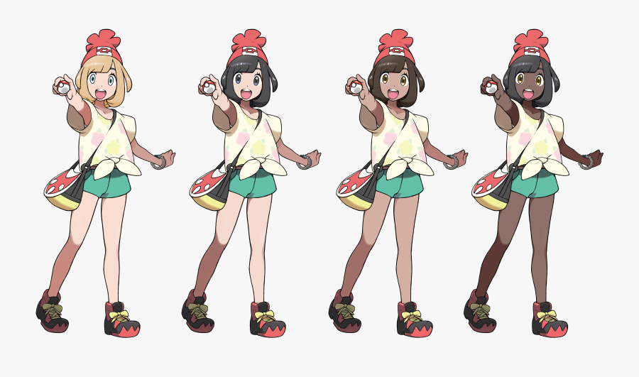 Pokemon Sun Main Character , Transparent Cartoons - Pokemon Sun And Moon Female Trainer, Transparent Clipart