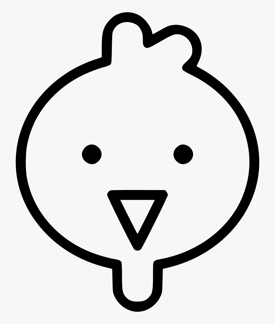Chicken Chic Animal - White Turkey Face Clipart, Transparent Clipart