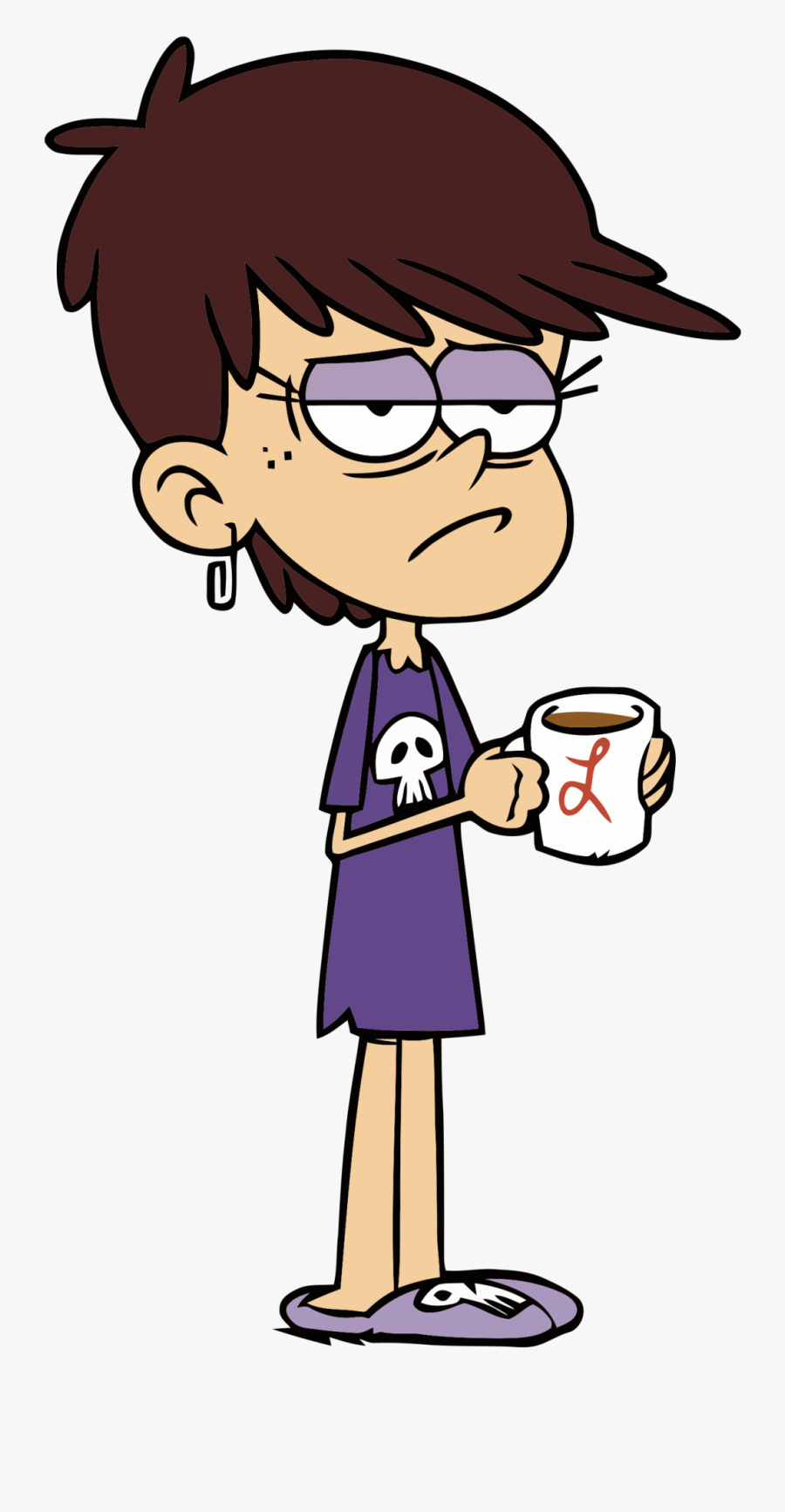 Image Luna Nightshirt Png - Loud House Luna Loud, Transparent Clipart