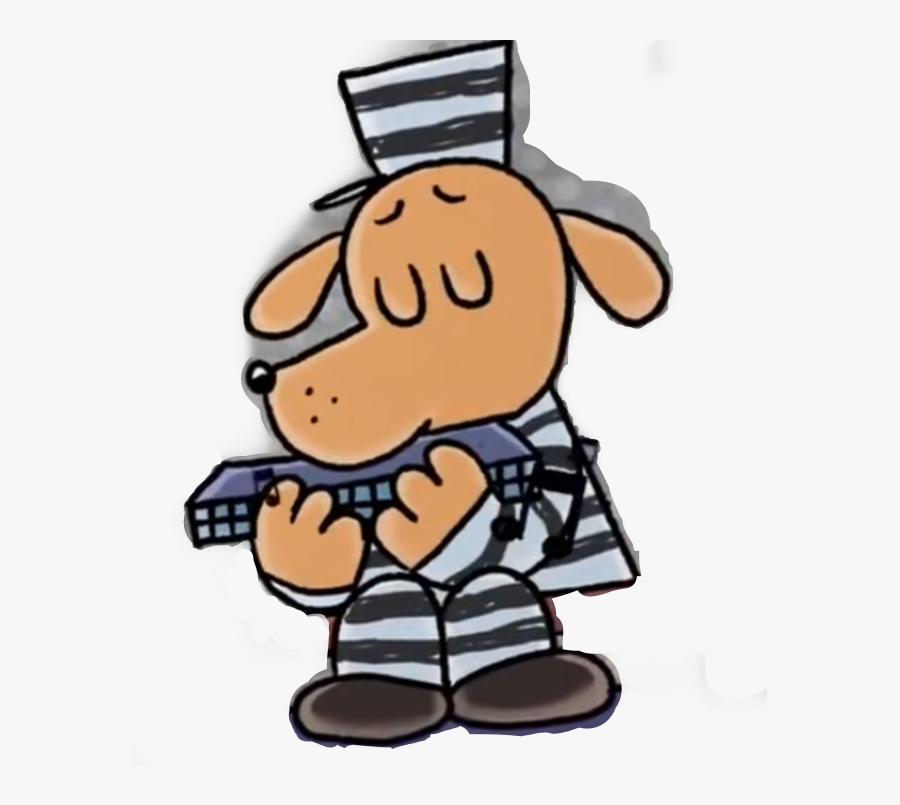 Dog Man In Jail - Cartoon, Transparent Clipart