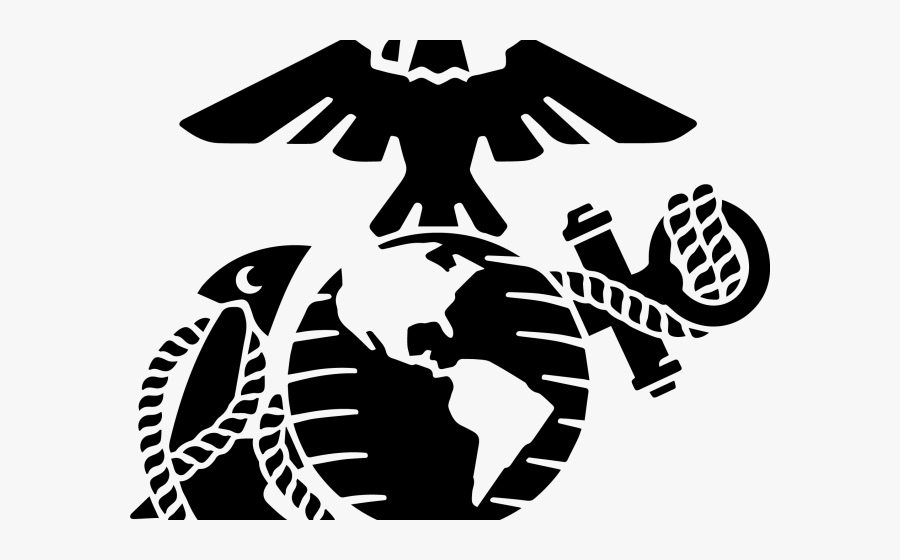 Silhouette Marine Corps Emblem , Free Transparent Clipart - ClipartKey
