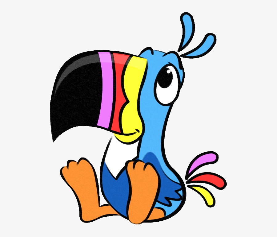 Transparent Toucan Clipart - Froot Loops Toucan Baby, Transparent Clipart