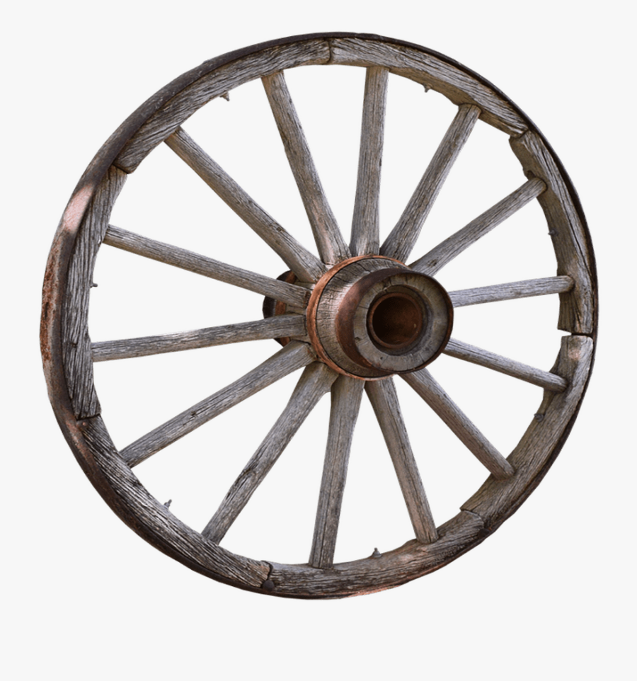 Vintage Wagon Wheel Transparent Background Png Image - Uttermost Ronan Wall Clock, Transparent Clipart
