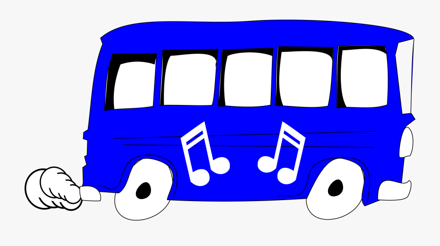 Blue,bus,clipart - Blue Bus Clipart Gif, Transparent Clipart