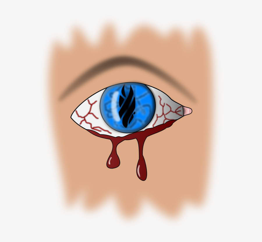 Bleeding Eye Drawing - Bleeding Eye Png, Transparent Clipart