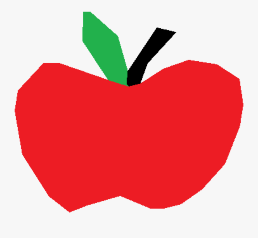 Transparent Free Clipart For Macintosh - Cartoon Apple Transparent Background, Transparent Clipart
