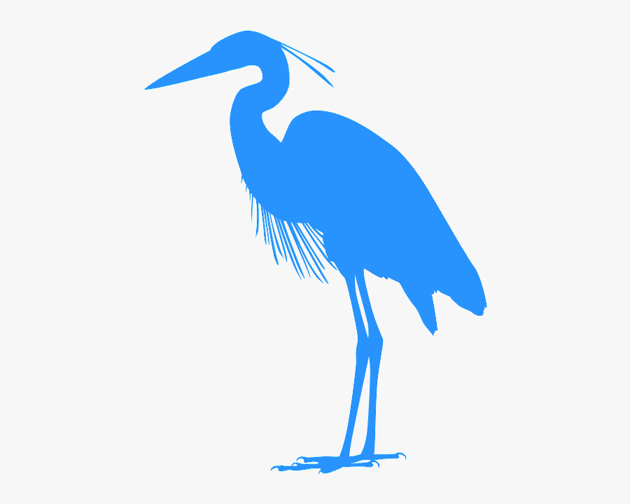 Great Blue Heron Outline , Free Transparent Clipart - ClipartKey