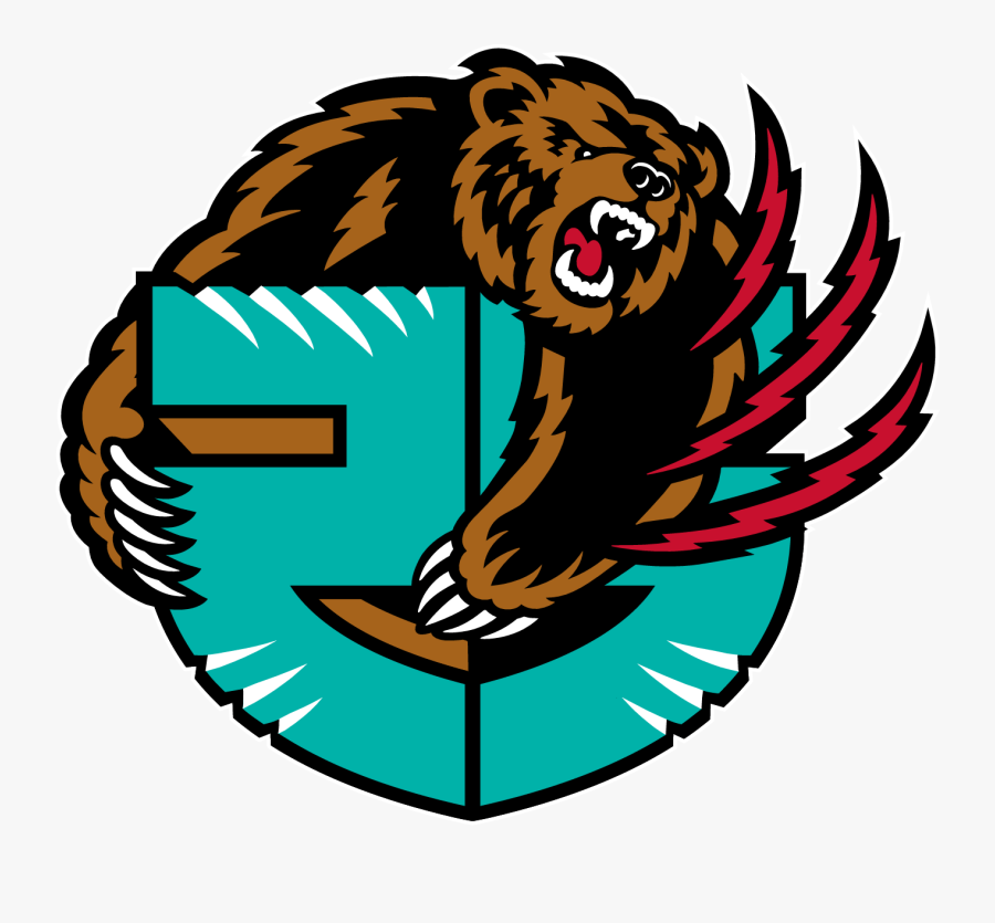 Clip Art History For The Taking - Memphis Grizzlies Throwback Logo, Transparent Clipart