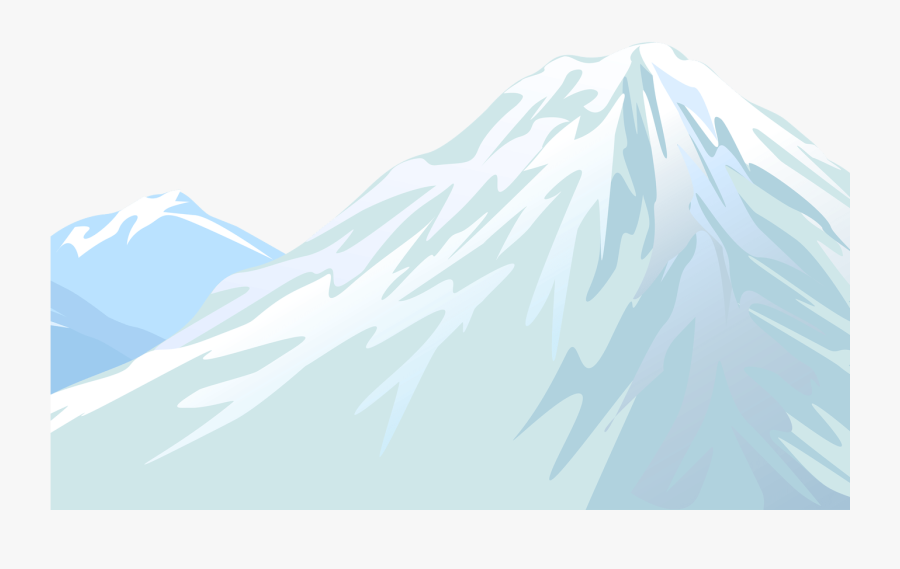 Winter Snowy Mountain Transparent Png Clip Art Image - Summit, Transparent Clipart