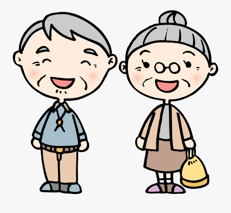 Line Art,thumb,finger - Old Age Cartoon Home, Transparent Clipart