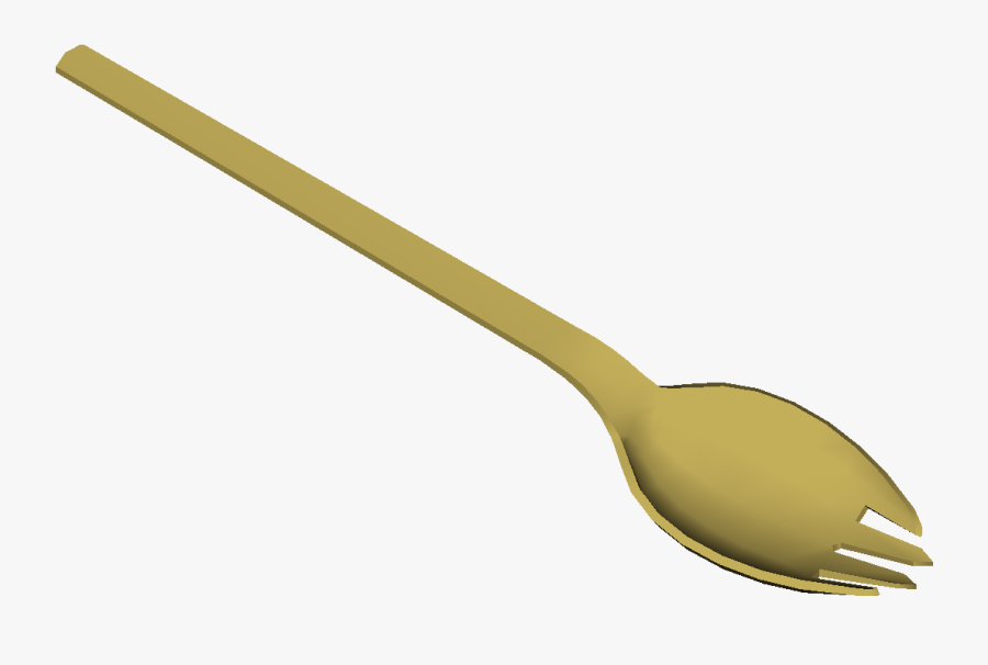 Transparent Spork Png - Golden Spork Transparent Background, Transparent Clipart